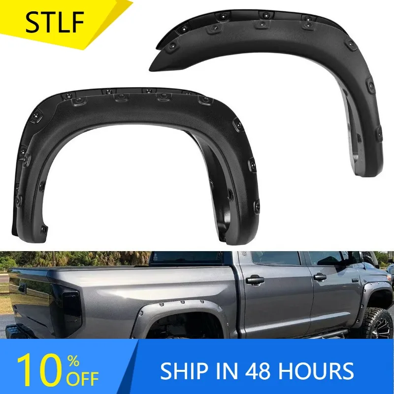 

Zuimi High-end Gobison Textured Pocket Bolt/Rivet Fender Flares Wheel Cover For 2007-2013 Tundra Fender Flares