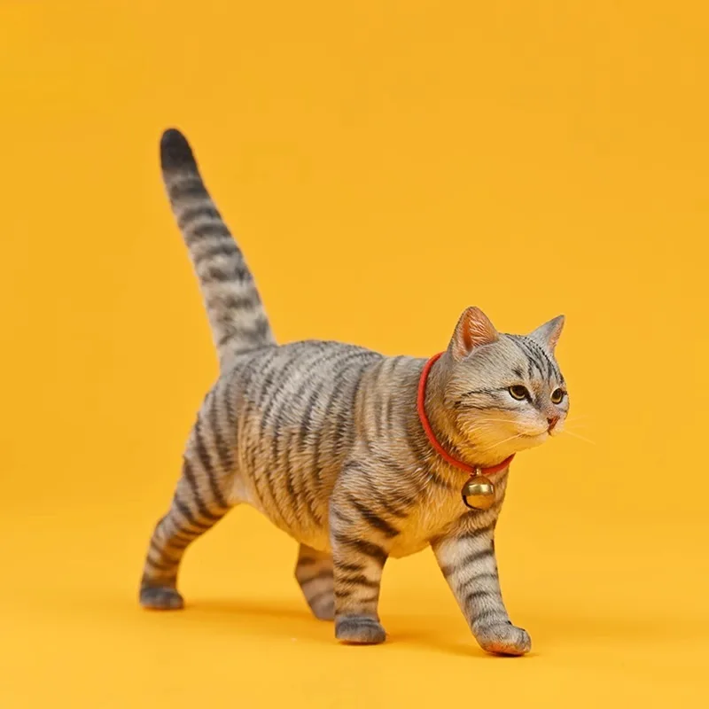 JXK 1/6 Scale Action Figures Simulation Orange Cat Chinese LiHua Calico Cat Kitten Animal Model for 12'' hobbies Ornament Gift