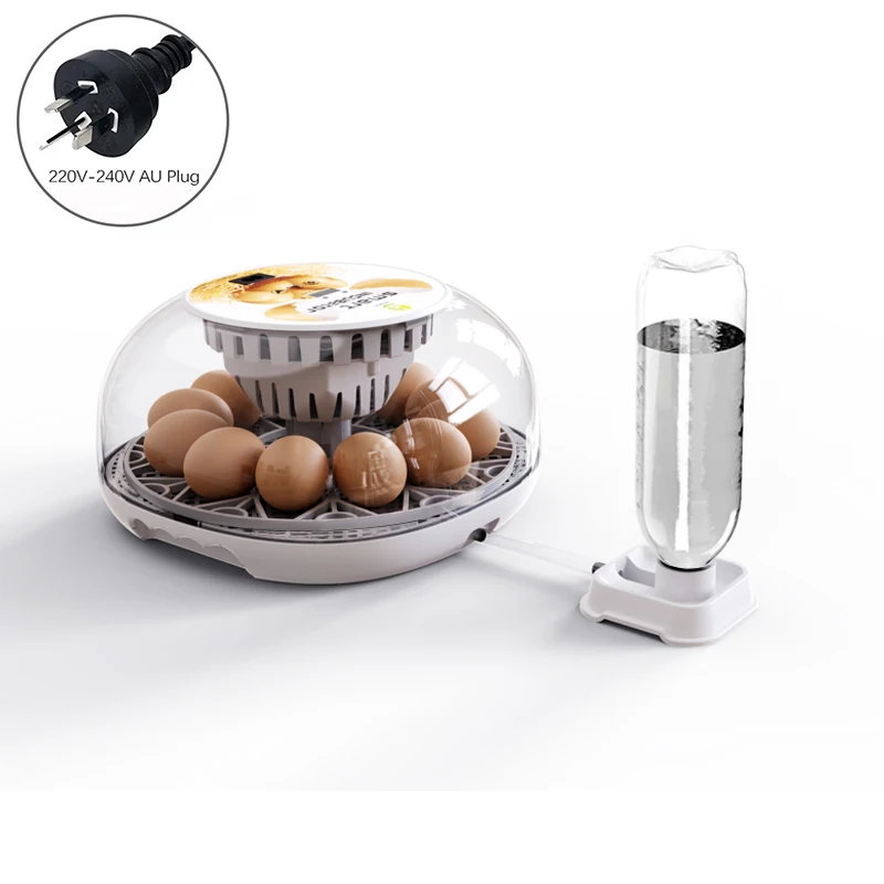 Huishoudelijke kleine kip, eend, gans eierincubator voeg automatisch water toe Intelligente temperatuurregeling 12 incubators