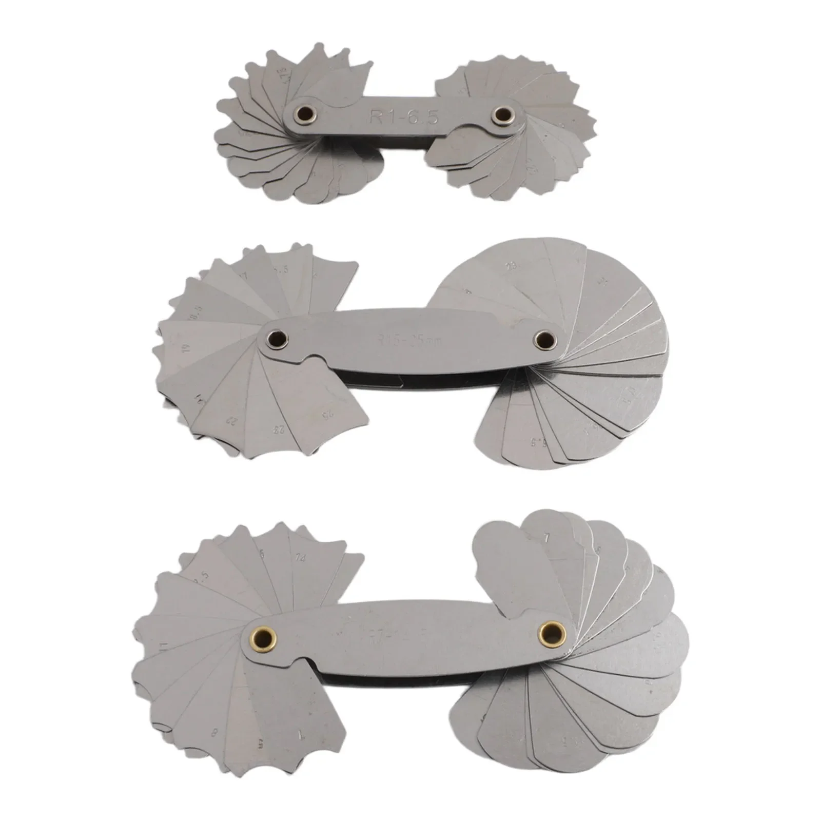 Precise Measurement Tool Concave Measurement Tool R15-25 Multi-purpose Radius Measuring Tool Measuring Rust Resistant Tool
