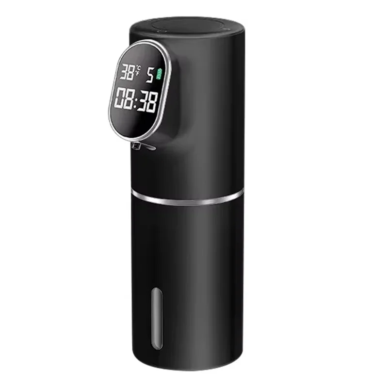

Smart Soap Foam Dispenser 5 Gear Touchless 320Ml Temperature Time Display Automatic Infrared Sensor Soap Dispensers