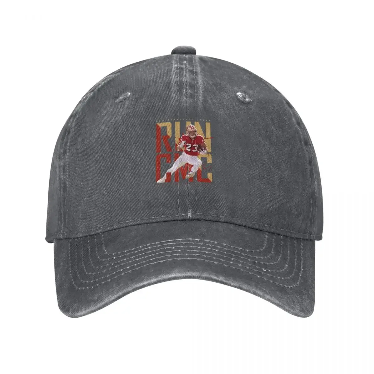 

Chrístìán sport McCáffrèy 49ers Baseball Cap Hat Man Luxury tea Hat Sports Cap Snap Back Hat Caps Women Men's