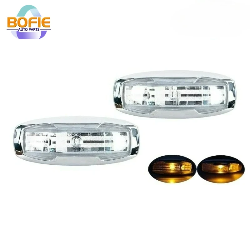 

Car parts 1PC/2 PCS LED Front Side Fender Light 8340008010 For Ssangyong New Kyron Rexton 2008-2011