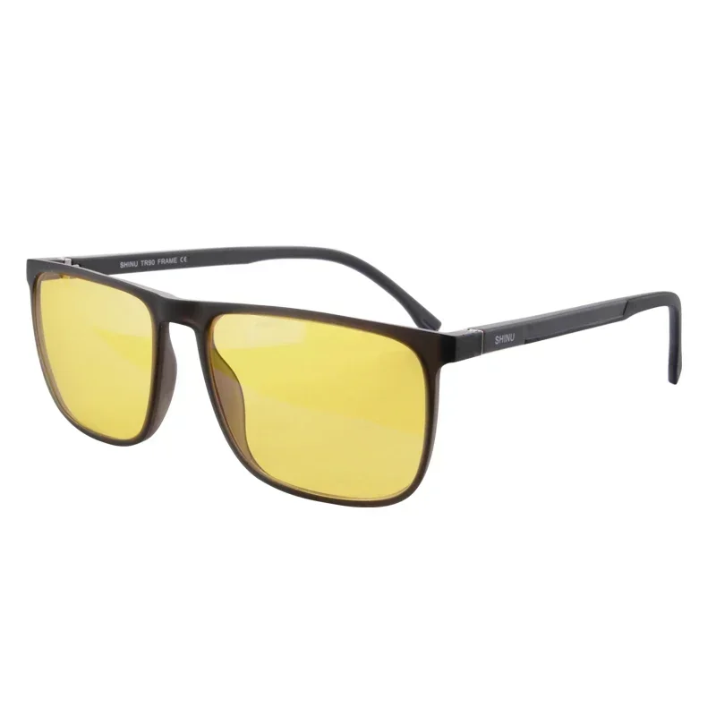 SHINU Gelbe polarisierte Brille für Nachtsichtbrille, die Fische fährt, UV400-Sonnenbrille für Herren – Detail 11