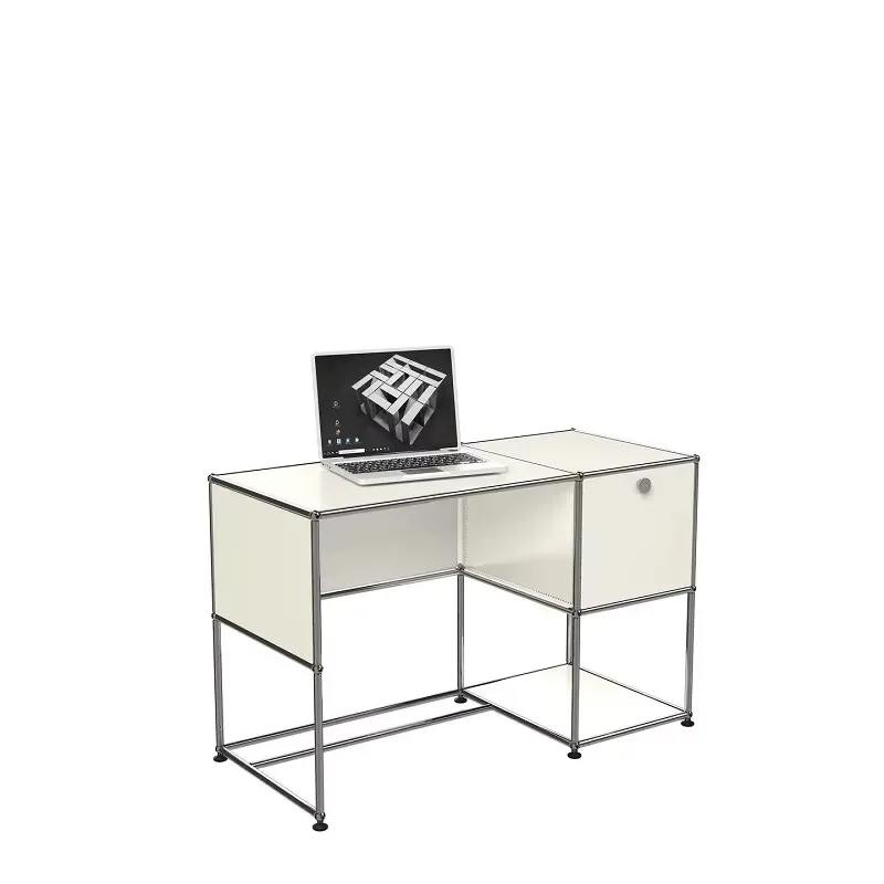 USM Modular Cabinet Bedroom Desk Computer Desk Simple Modern Stainless Steel Locker Medieval Bookshelf