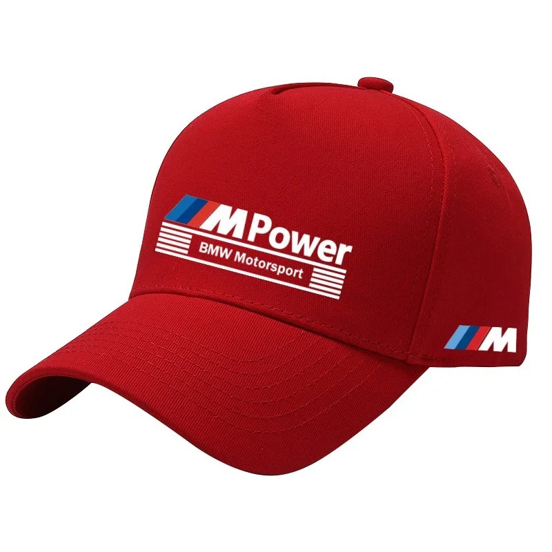 For BMW Motorsport Emblem Print Outdoor Summer Sport Baseball Cap Spring Autumn Adjustable Casual Sunscreen Hat Car Stickers - view 2