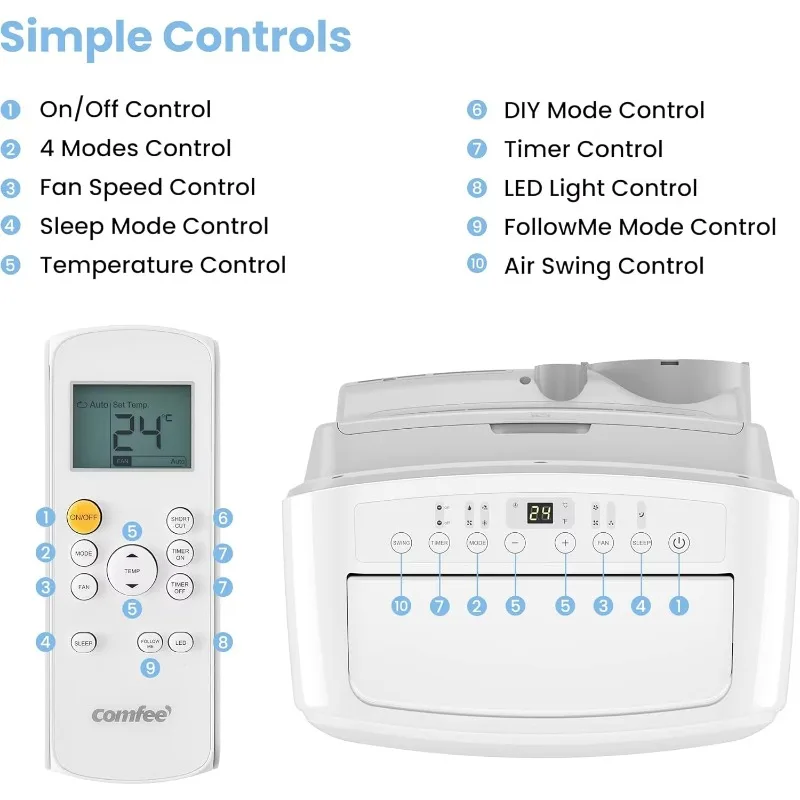 

Экологичный профессиональный мобильный кондиционер, охладитель 1150 Вт, портативное многоцелевое охлаждающее оборудование, портативный кондиционер