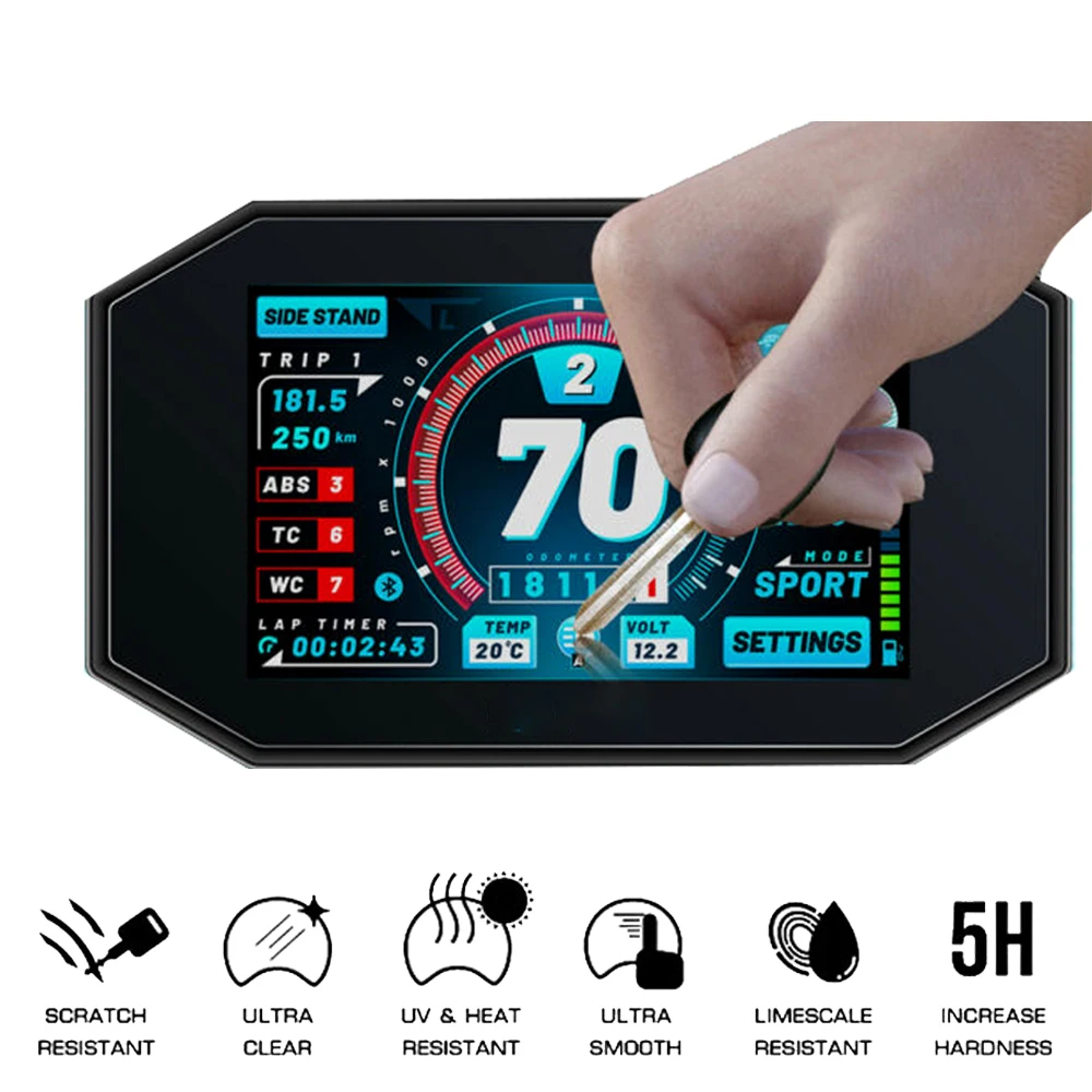 Dla LONCIN VOGE 350 SR4 MAX350 MAX350 350T akcesoria motocyklowe klaster folia chroniąca przed zarysowaniami ochraniacz ekranu Instrument