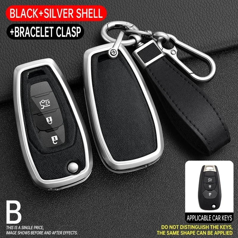 

Leather Zinc Alloy Car Key Case Cover For Chevrolet Aveo Cruze 2014 2015 2016 2017 2018 2019 2020 Replacement Car Accessories