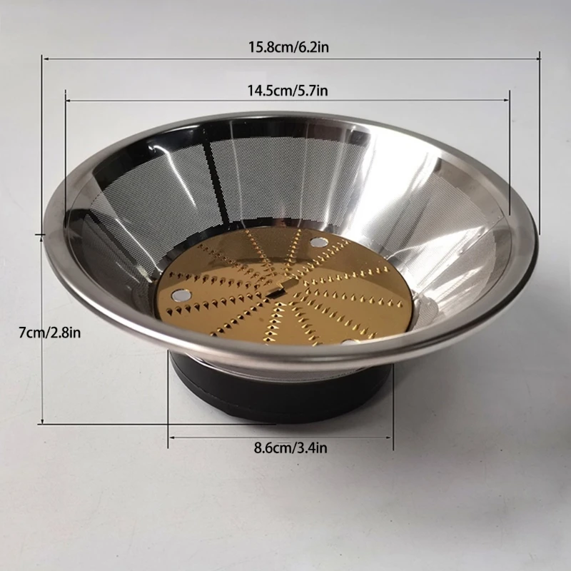 Blenders Part Head Mesh Filter Basket Juicer Head for BJE200XL BJE510XL