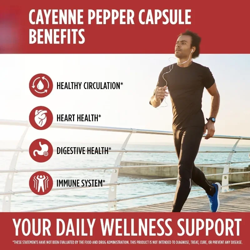 

Добавка Cayenne с имбирем, чесноком, куркумой, боярышником, цитрусом, цейлонской корицей и экстрактами оливковых листьев для полезных здоровья