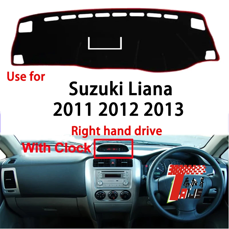 

TAIJS factory high quality anti-dirty Suede dashboard cover for Suzuki Liana 2011-2013 Right hand drive hot selling