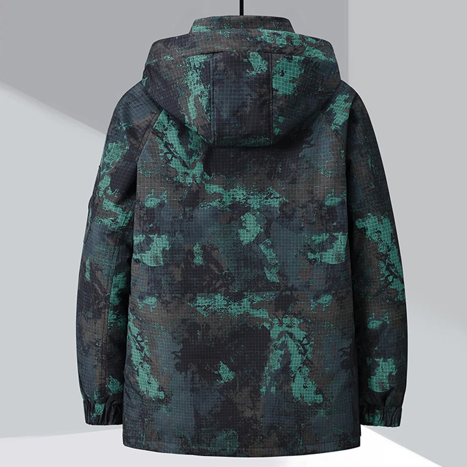 Winter Parkas Men Waterproof Windbreaker Jacket Fashion Casual Camouflage Coat Male Thick Jackets Outerwear Outdoor