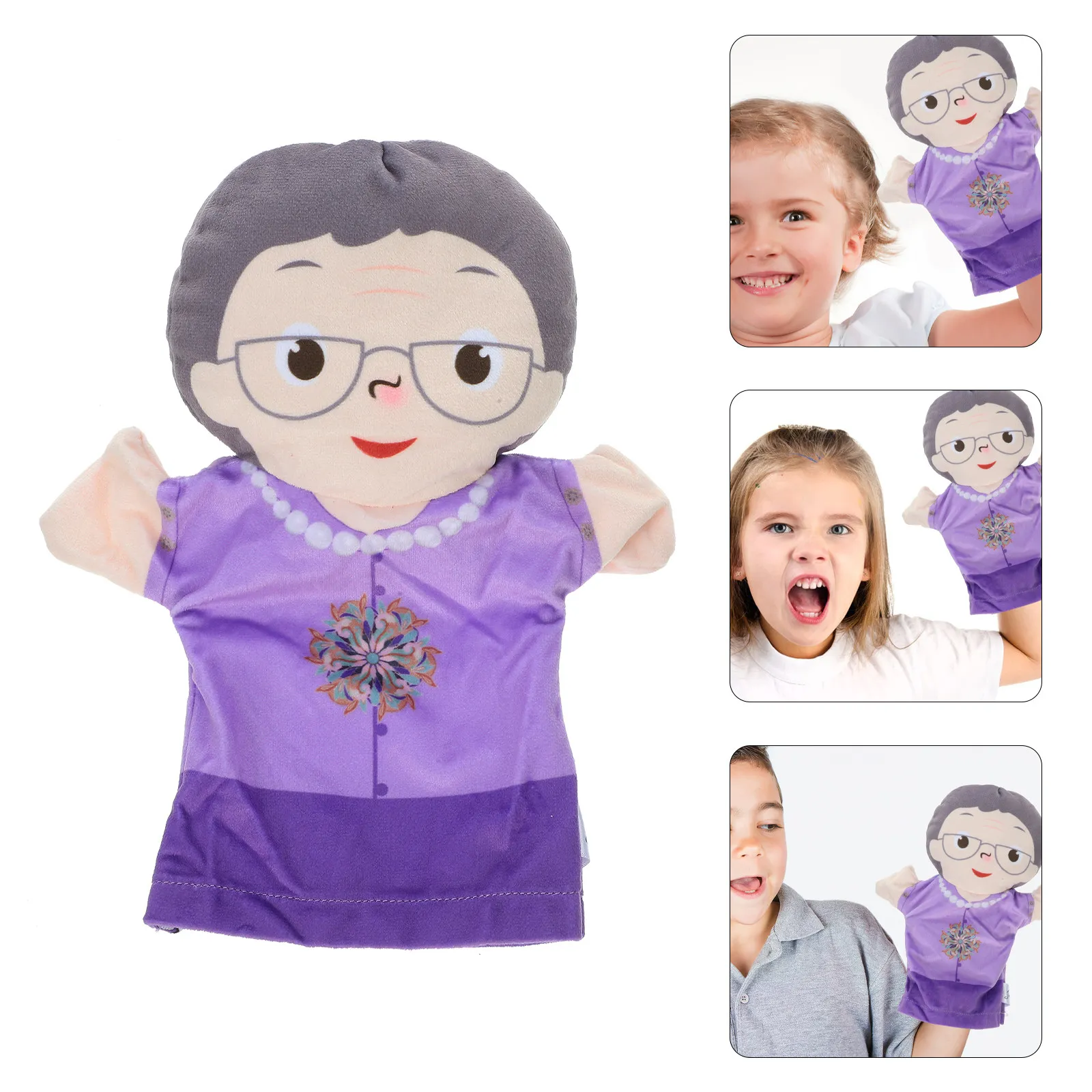 

Hand Toy for Story Telling Family Finger Puppet Toys Puppets Style Children Creative