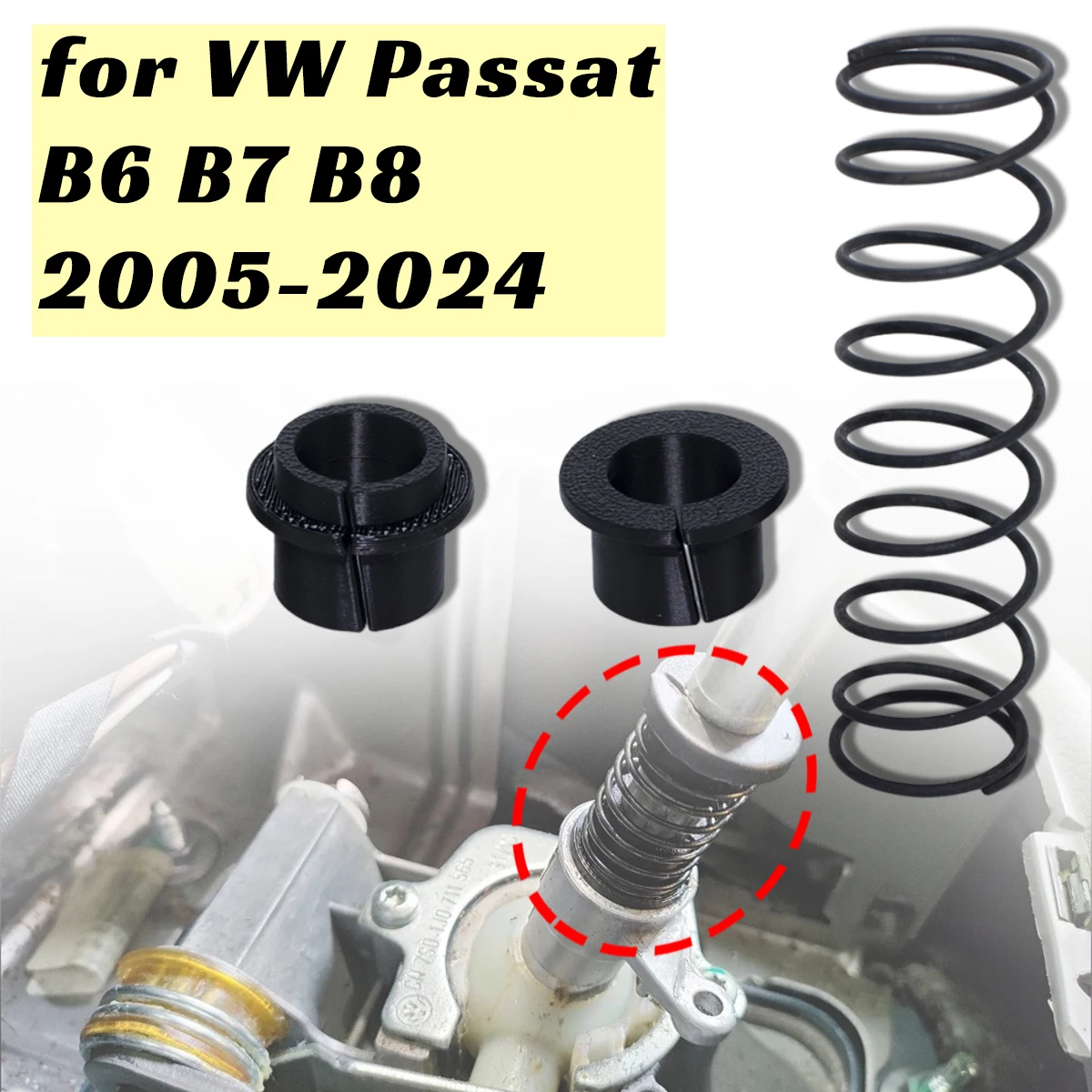Shifter SHAFT Bushing Repair Kit for VW Passat B6 B7 B8 2005-2024 Gearbox Shifting Reverse Gear Solid Stick Manual Replacement