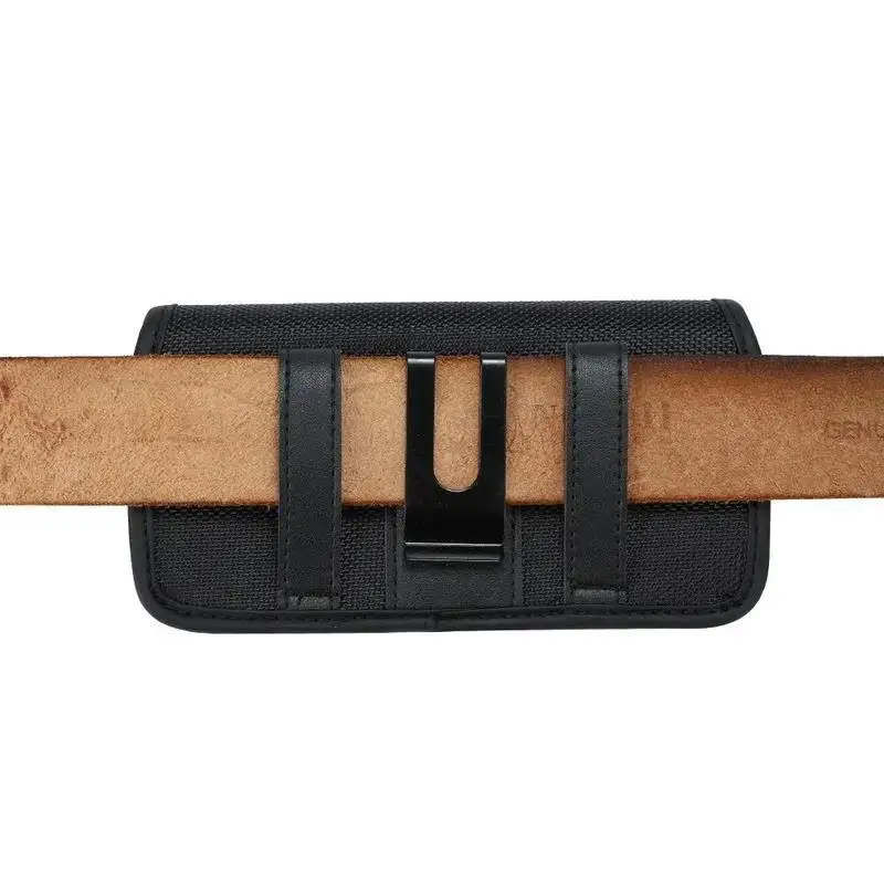 

Hot sale Mobile Phone Waist Bag Men Women Small Nylon Cell Holster Storage Fanny Pack Purse with Belt Loop Bum 4 Size