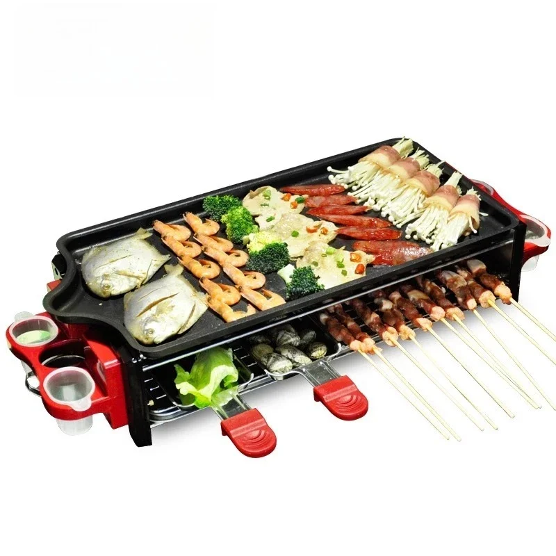 multifunctional-household-barbecue-pan-smokeless-indoor-electric-grill