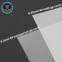 Upgrade Binding Raysons A4 PP Covers 10 Pcs 0.2MM Transparent 0.25MM Matte Films for Docs  Office Supplies