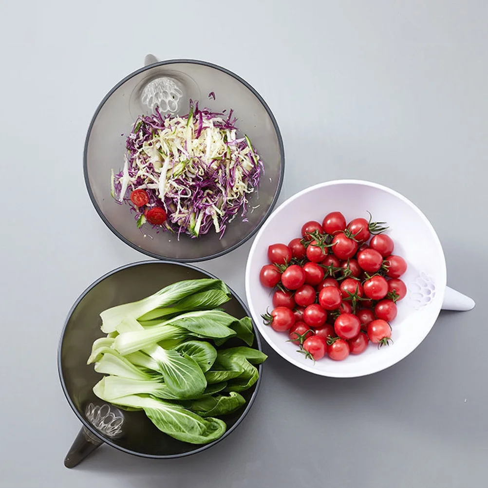 

1Pcs Reliable Plastic Colander Strainer Bowl For Kitchen Use Cooking Noodle Rice Vegetable Drain