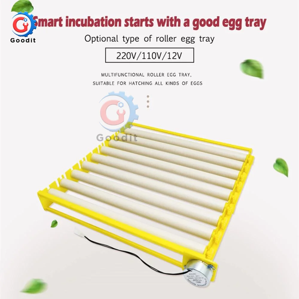 360° Automatic Rotary Egg Turner Roller Tray Eggs Incubator Accessories Roller Pattern Egg Turner Tray 42/56/156 eggs  220V Kits