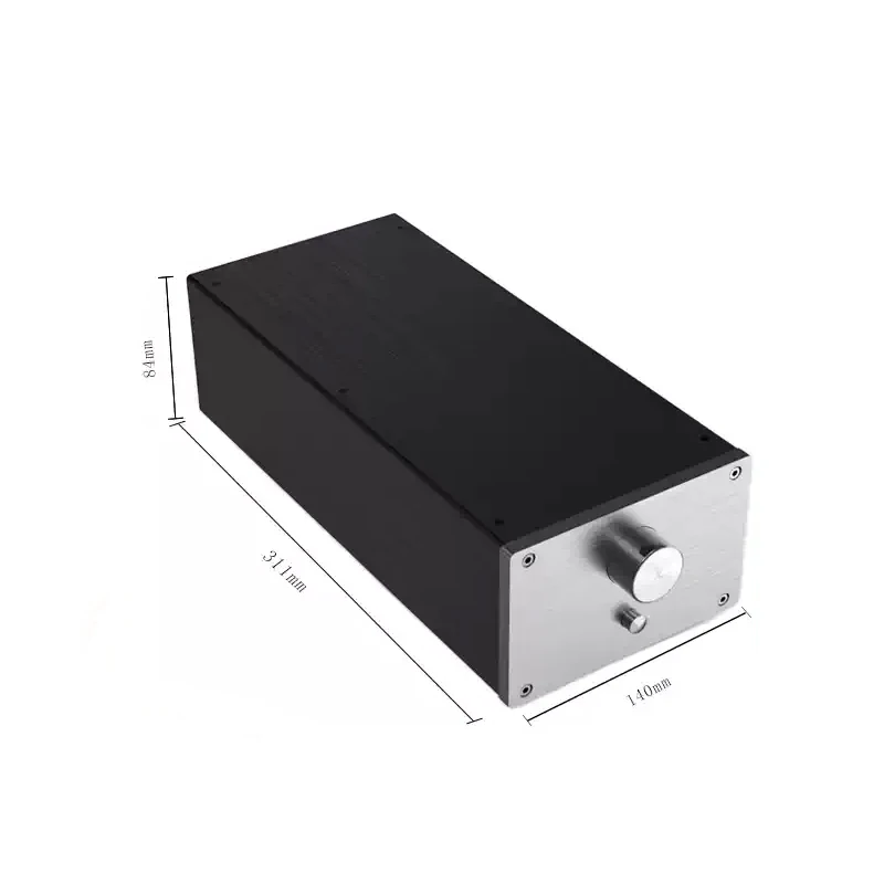 HZ W140 H90 D311 All Aluminium Amplifier Chassis Enclosure DIY Amp Case Shell
