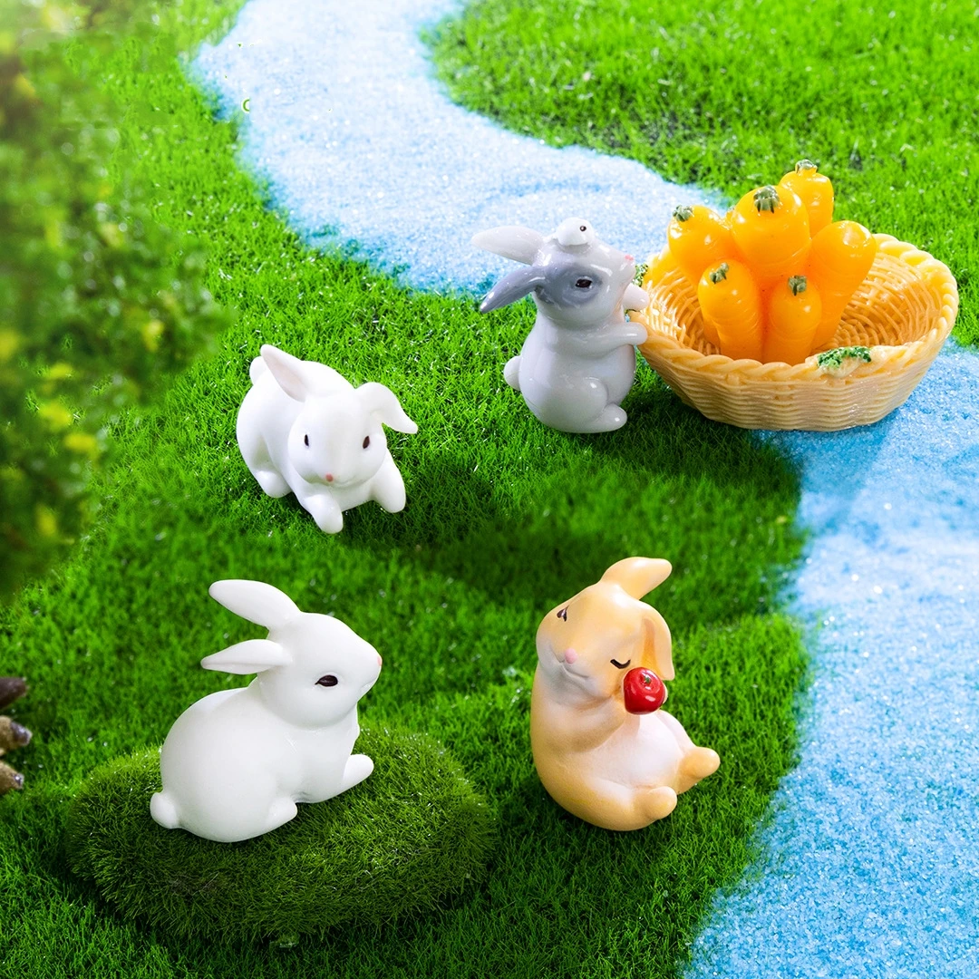 10 Uds. De miniaturas de conej - Resin Crafts Diy reseña y precio