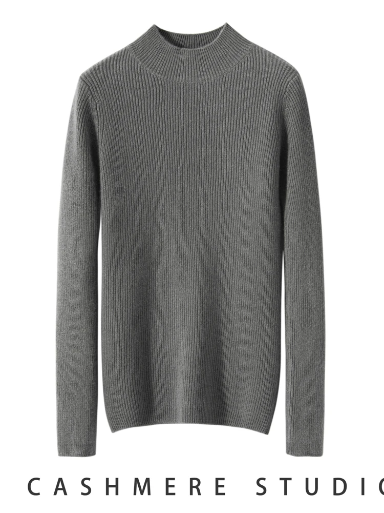 MEETCC 100% 캐시미어 스웨터 여성 슬림 피트 풀오버 가을 겨울 기본 두꺼운 따뜻한 캐시미어 니트 럭셔리 점퍼