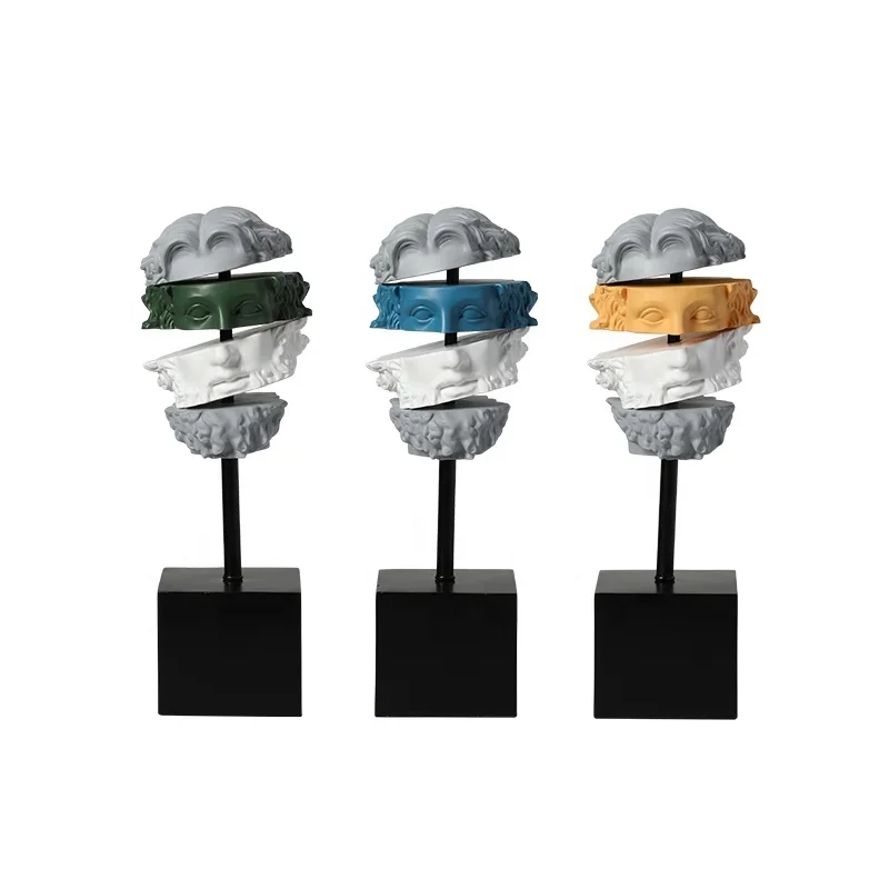 Resin Art Crafts Home Decoration Modern Indoor Desktop Living Room Decoration Human Resin Sculpture