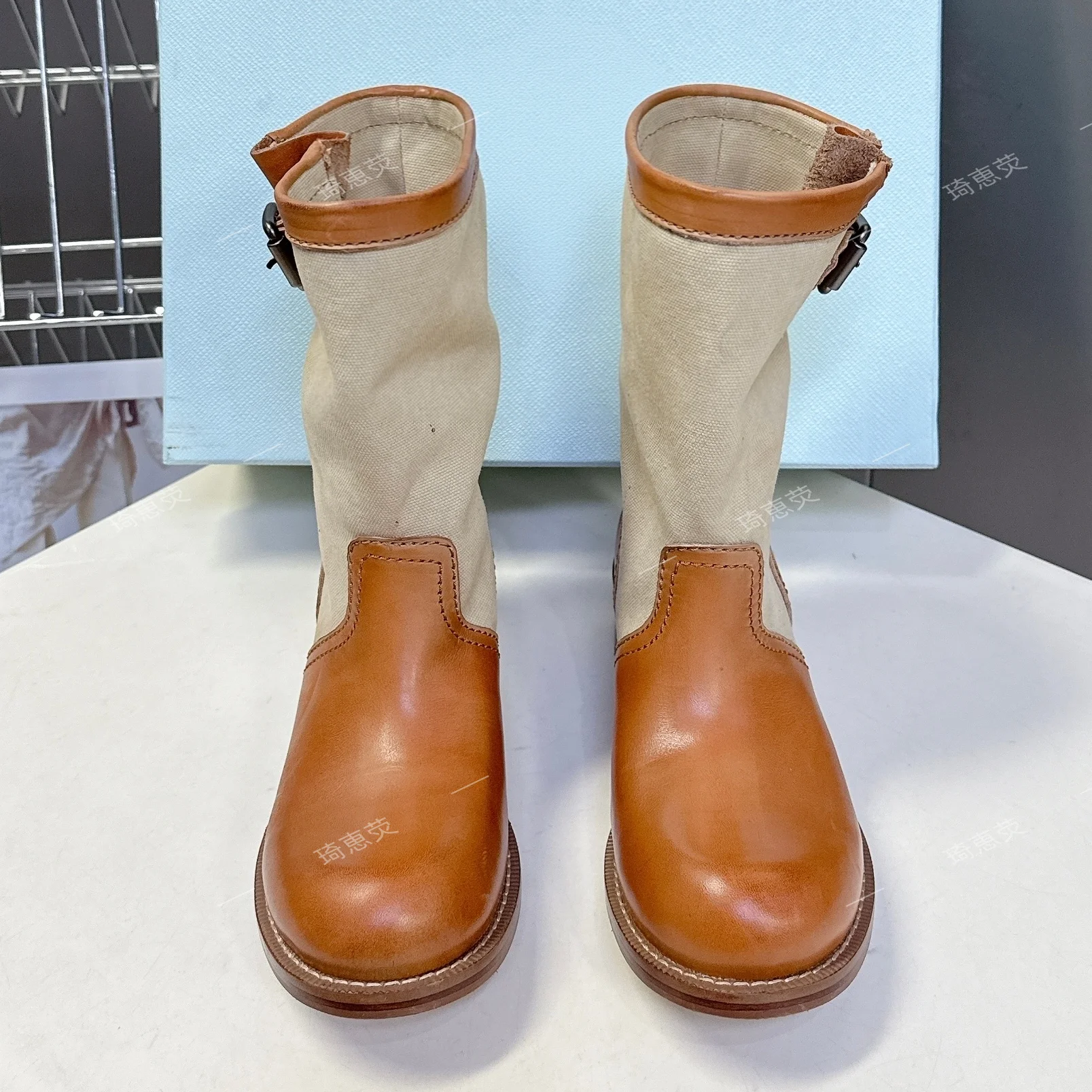 Chunky Heel Boots For Women 2026 New Spring  Collection—Super Trendy Einter Ankle Boots Versatile Fashion Boots Sapato Feminino