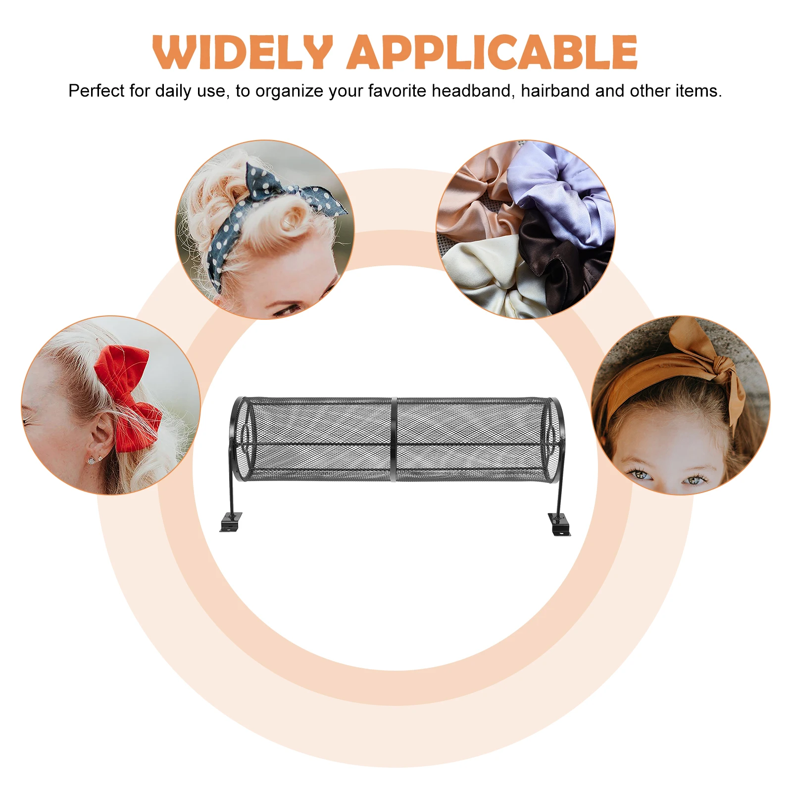 

1pc Hairband Rack Organizer Storage Stand Headdress Display Shelf For Home Travel Hair Hoops Holder Durable Fashion Design