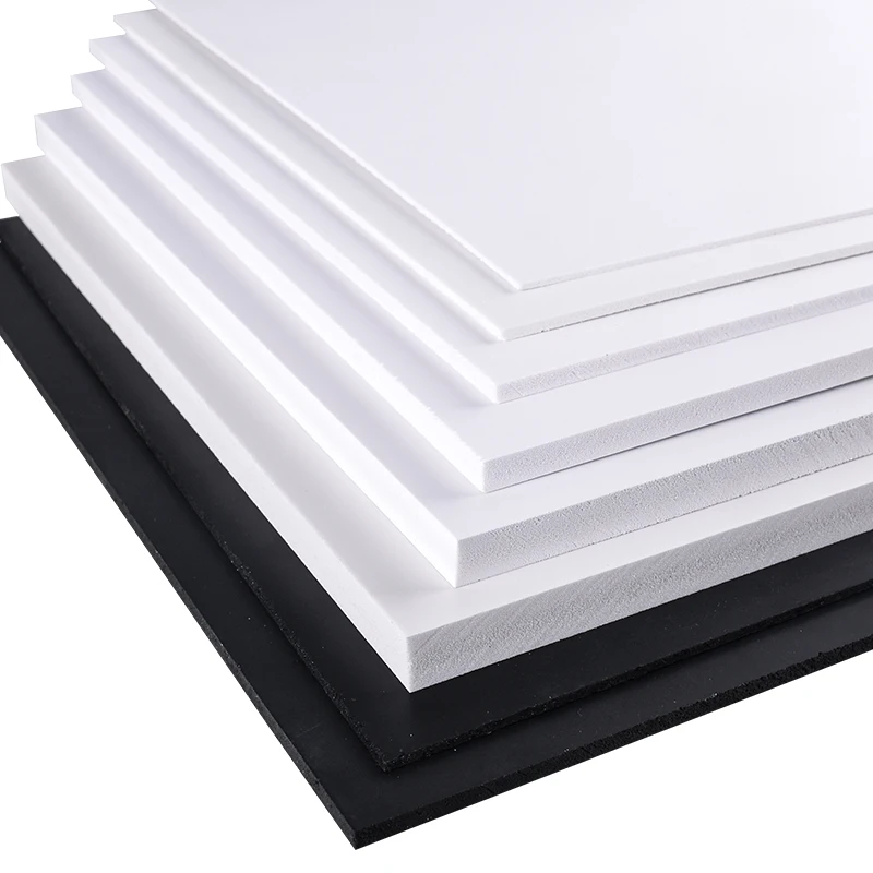 

3-15mm PVC Foam Board 100x100mm to 300x400mm Plastic Expansion Sheets for Craft Model