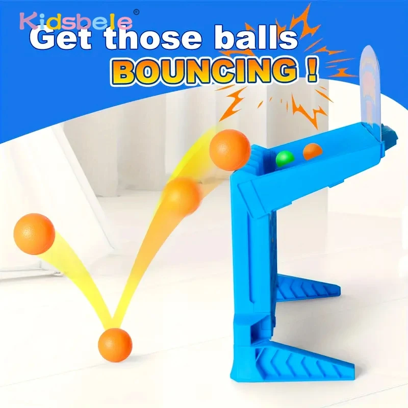 

Small mini desktop educational double ejection fun four ball competitive finger projection shooting toy