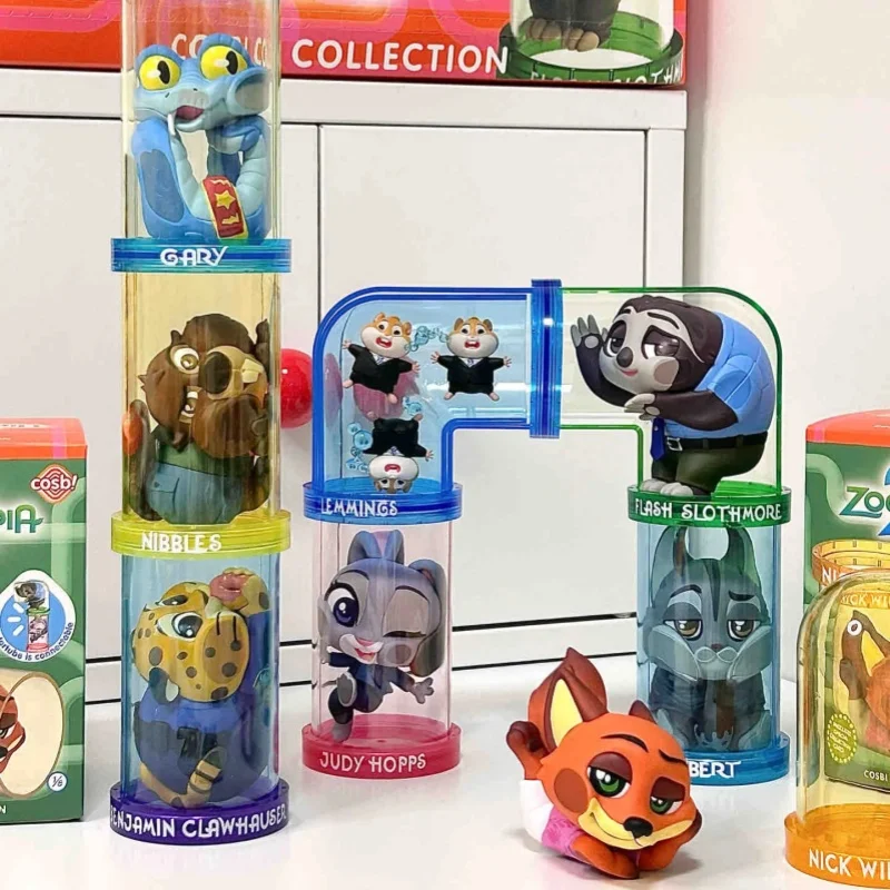 

Zootopia 2, мини-кукла Cosbi, коллекция Ника Джуди, украшение, фигурка аниме, загадочная коробка, орнамент, игрушки, подарки для детей