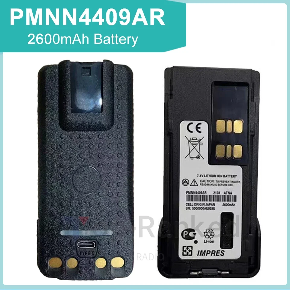 PMNN4409AR Battery Compatible For Motorola XPR3300 XPR3500 XPR7350 DP4000 DP4400 4401 DP4600 DP4601 2600mAh Rechargeable Battery