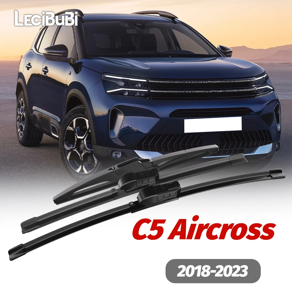 1set Front & Rear Windshield Wiper Blades Windscreen Wipers For Citroen C5 Aircross 2018-2023 2019 2020 2021 2022 Accessories