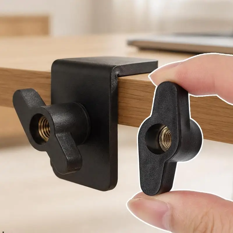 【AB1】Z Shape Plastic Wing Nuts 5Pcs M5 M6 M8 Hand Tight Adjustment Knob for Outdoor Gear Repair & Installation{H}