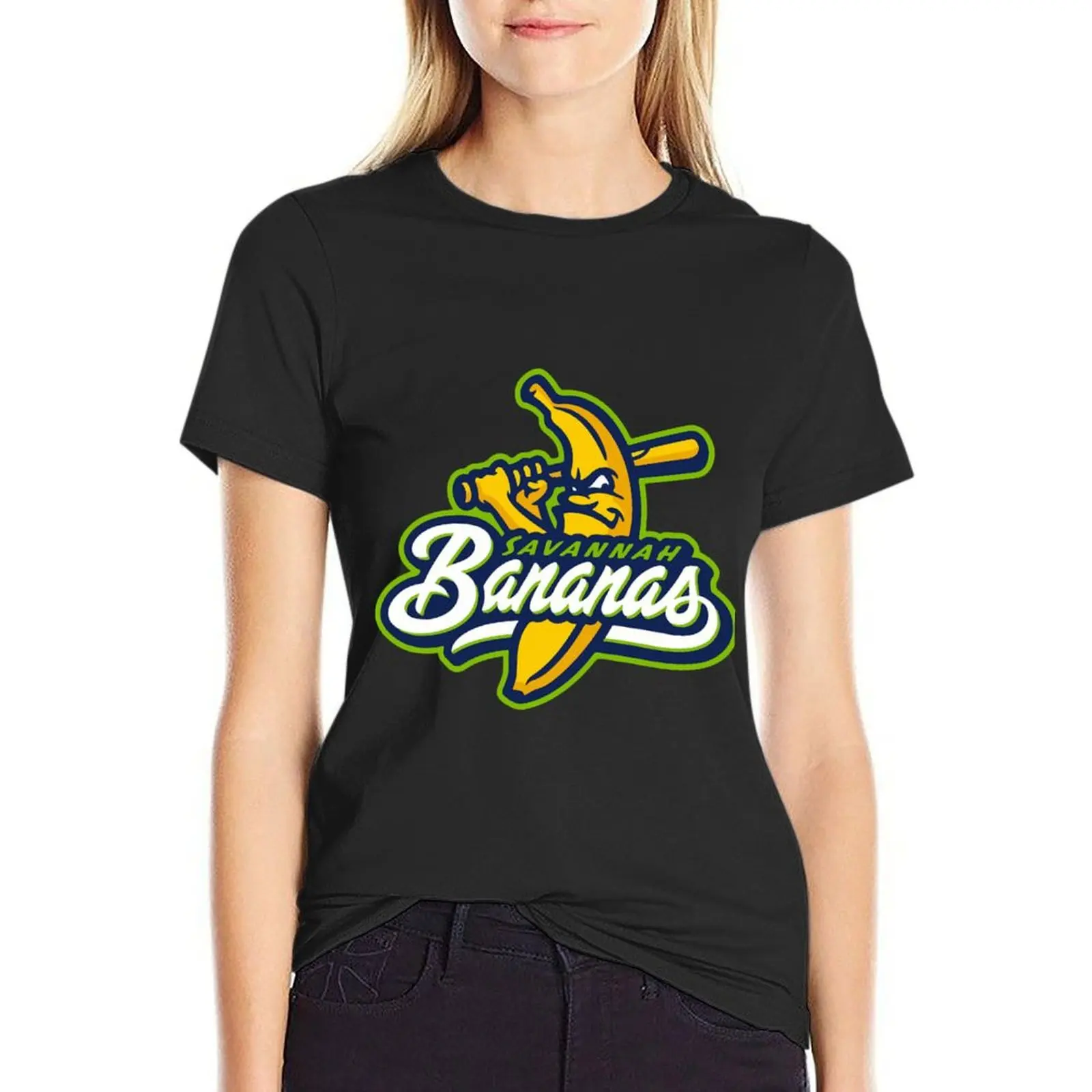 

Coastal plain league savanah banana logo T-Shirt oversized aesthetic clothes Blouse cute t-shirts for Women