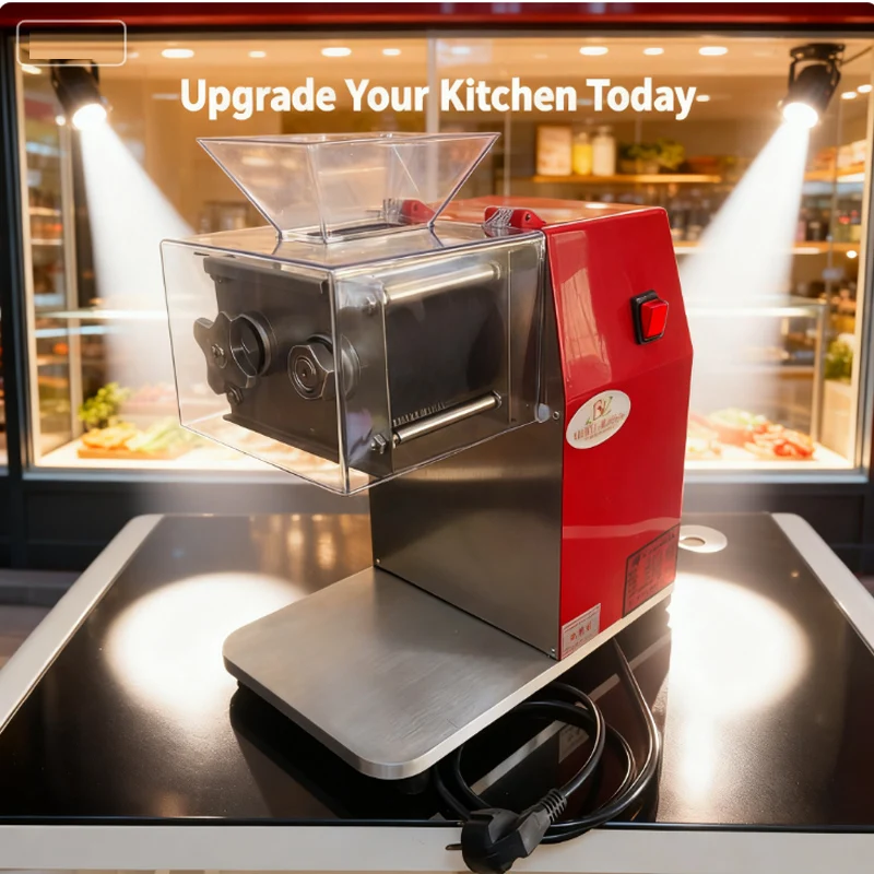 

Commercial Meat Cutter Desktop Electric Meat Slicer 220V Commercial Vegetable Cutting Machine