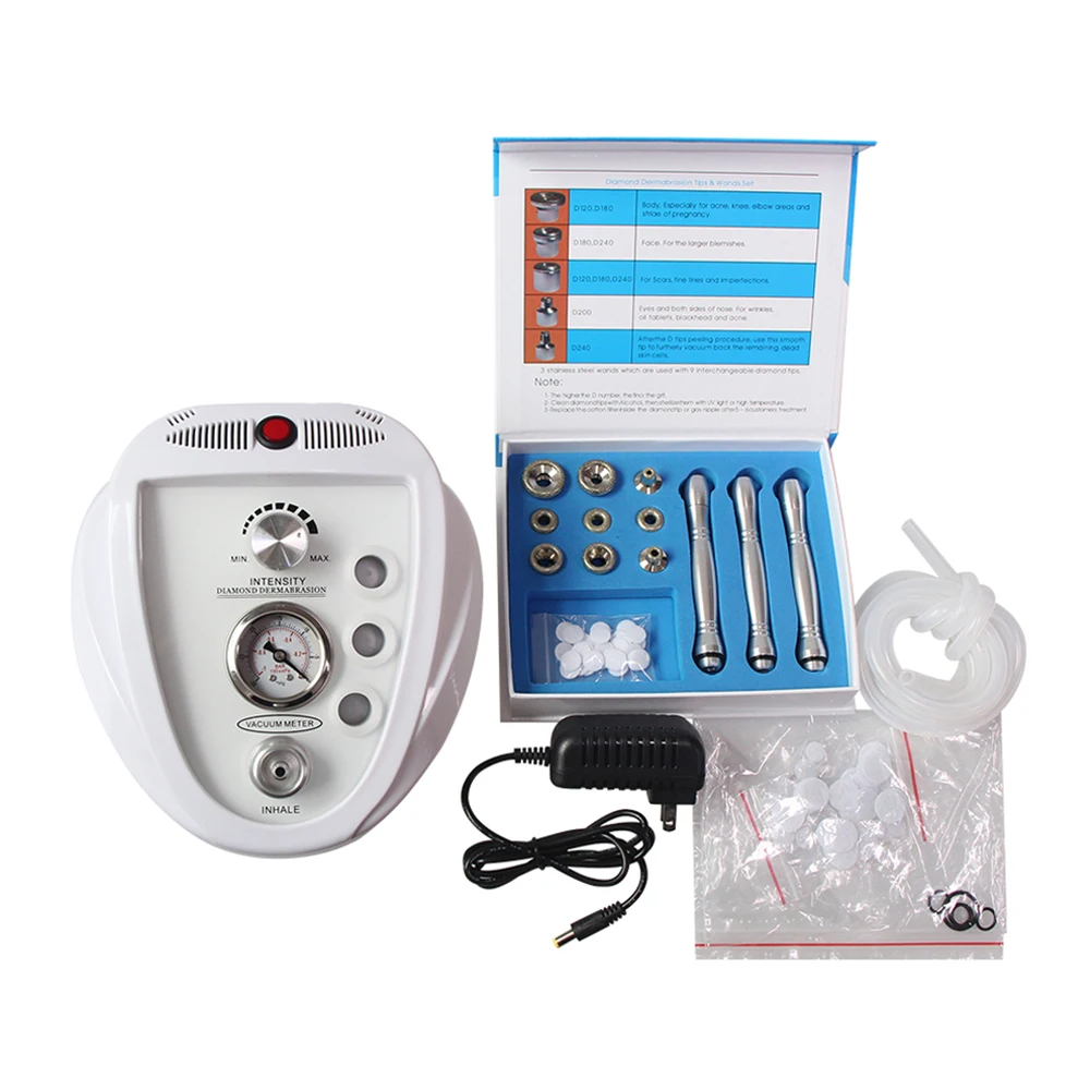 New Diamond Microdermabrasion Machine Facial Peeling Blackheads Removal Anti aging 3 in 1 Professional Anti-wrinkle Machine