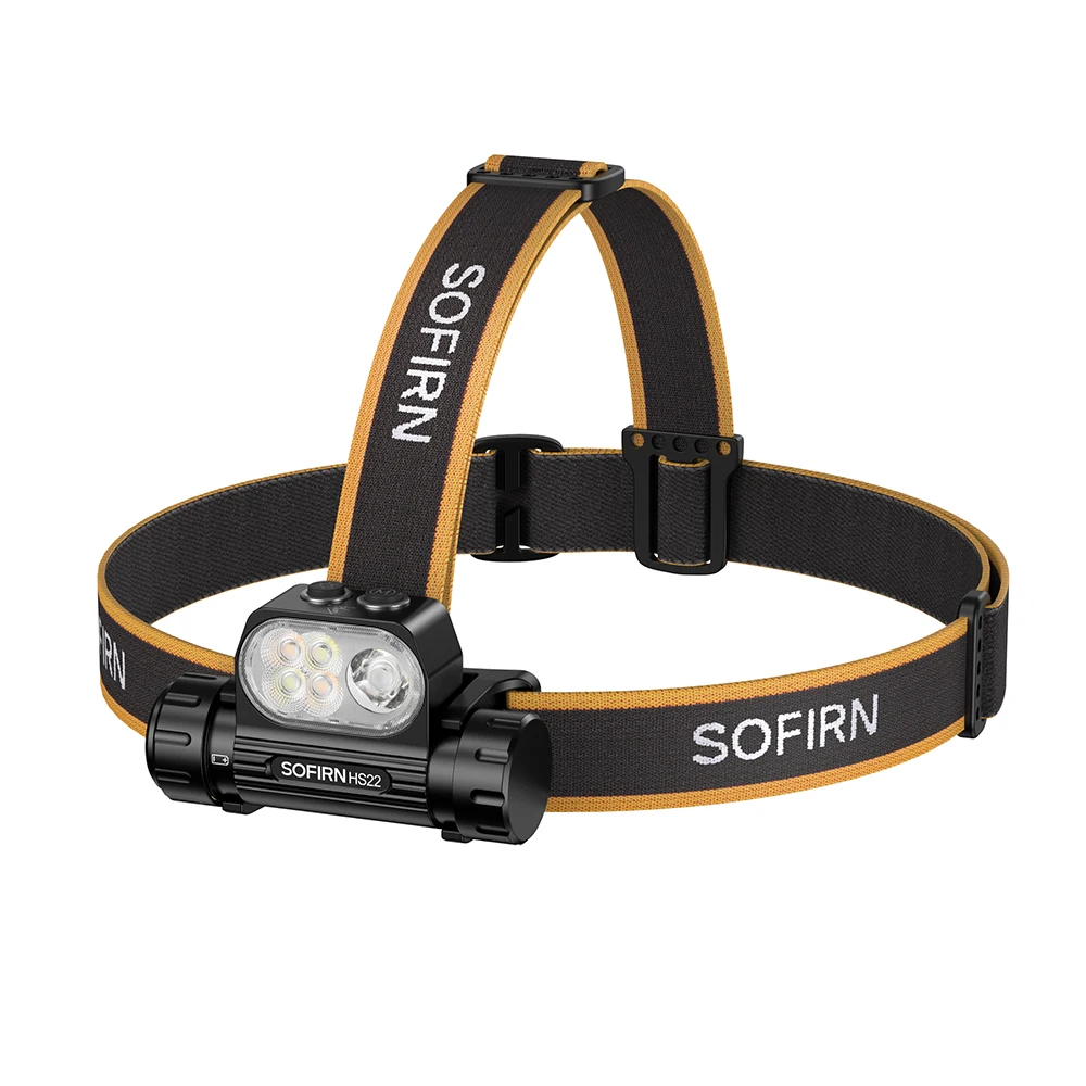 SOFIRN HS22 2500lm hoofdlamp SFT25R LED 6000K oplaadbare dubbele schakelaar met 2700K warm licht meerdere lichtbronnen - afbeelding 2