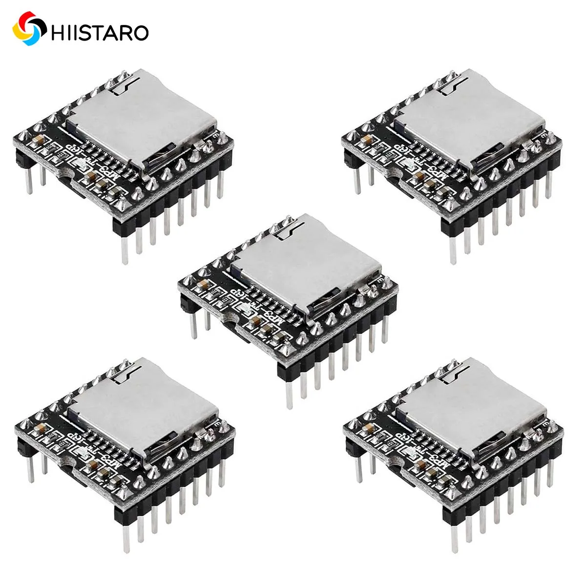 5Pcs Open Source Mini MP3 Player Mini Player Development Module Compatible with ARDUINO DFPLAYER