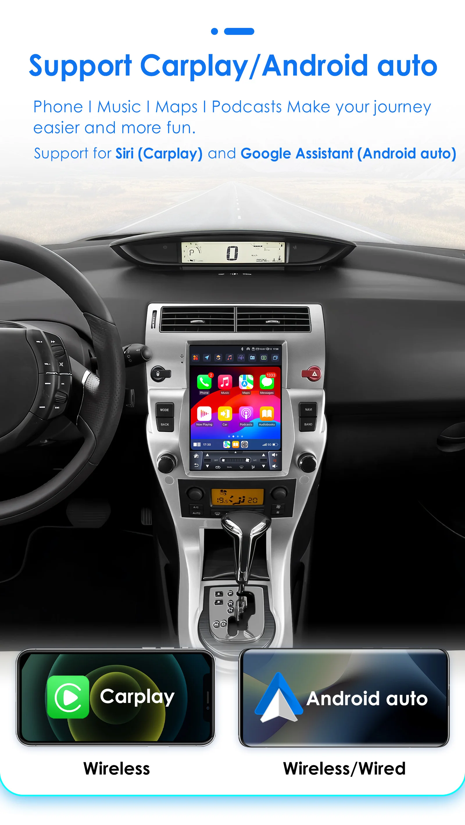 Hizpo 9,7 "Für Tesla Stil Auto Radio Für für Citroen C4 C-Triomphe C- Quatre 2004-2012 Carplay Android Auto Elektronische Geräte – Detail 11