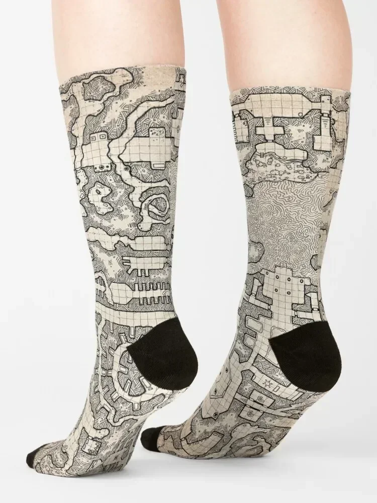 The Winter Tombs - a massive dungeon complex by Dyson Logos Socks gym hiking Men's Socks Luxury Women's