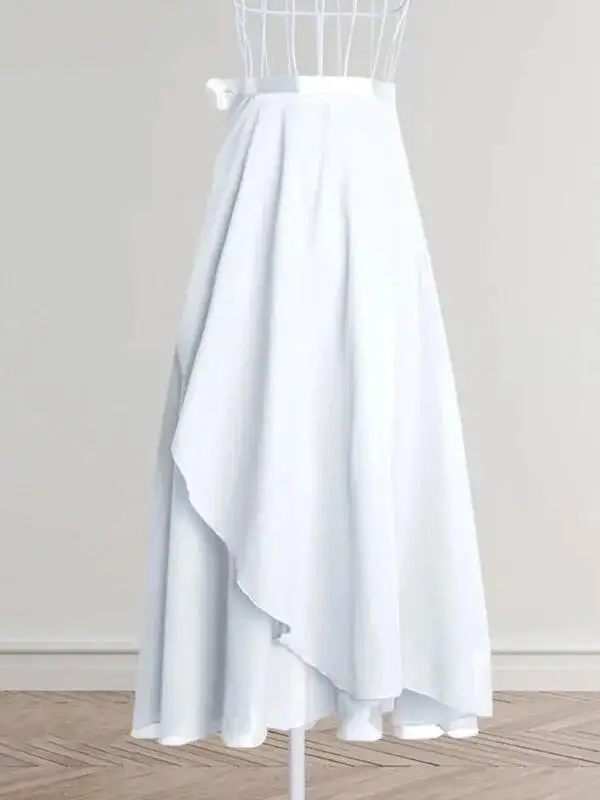 Women Wrap Dance Skirt Girls Long Dance Skirt Ballet Wrap Skirt Dance Skate Over Scarf Skirt Dancewear Fashion Women 6O94