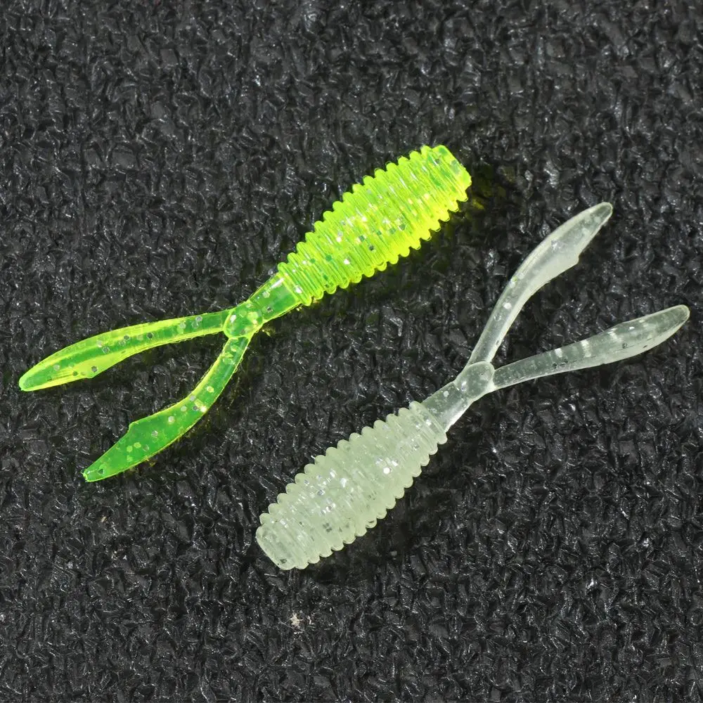 10pcs 36mm 0.3g for Ocean Sea Wobbler Silicone Soft Fishing Lure Fishing Tackle Artificial Bait Worm Lures
