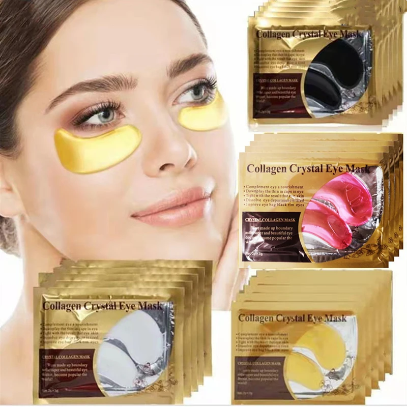 

Gold Collagen Crystal Eye Mask Eye Patches Firming Moisturizing Nourishing Eye Skin Care Reduce Dark Circles Bags and Fine Lines