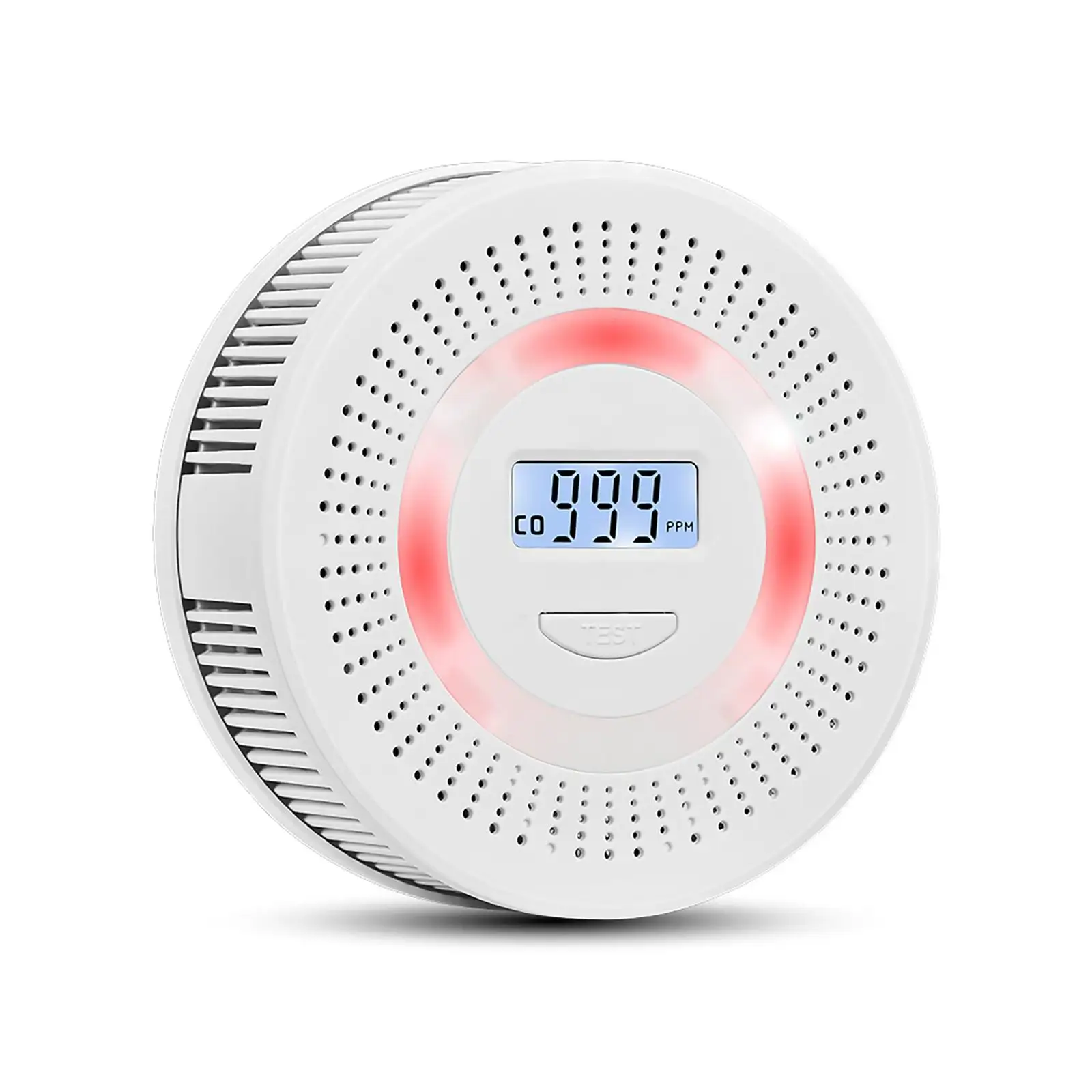 2-IN-1 CO Smoke Alarm Detector with Tamper Alarm Composite Battery Type Carbon Monoxide Alarm 3 Year Service Life