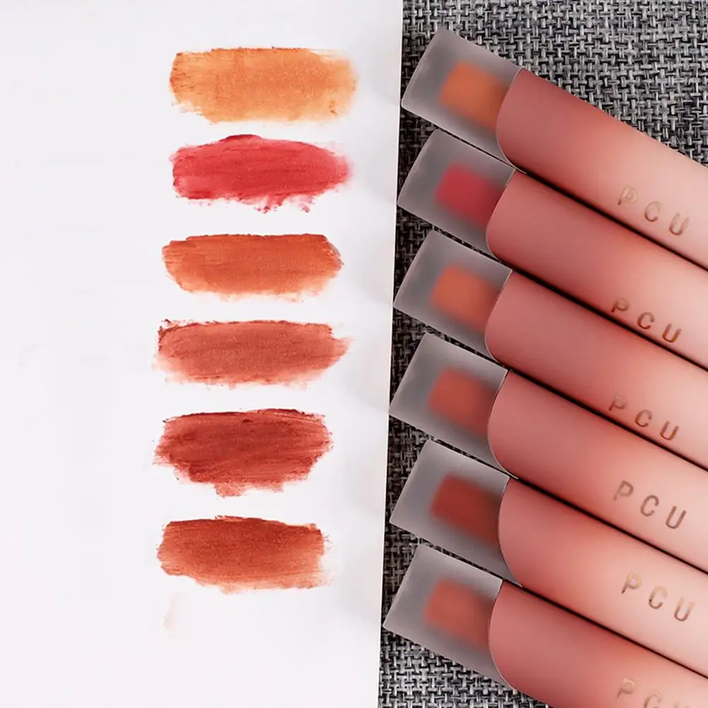 Lip Modder Matte Lippenstift Meisje Lipgloss Nude Non-Stick Lip Cosmetica Modder Meisje Waterdichte Cup Lippenstift Blijvende Hydraterende 6-E5c9