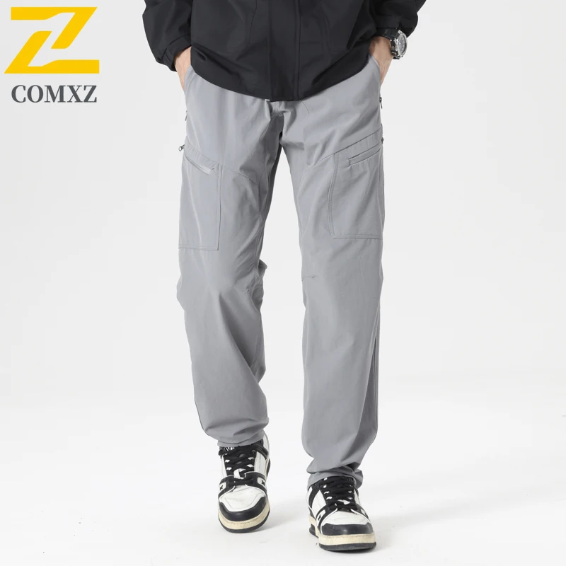 سراويل رجالية سريعة الجفاف لجميع المواسم مقاومة للماء ومضادة للرياح للتدريب في الهواء الطلق والمشي لمسافات طويلة ملابس عمال بنطال رياضي تكتيكي على الطراز العسكري #2