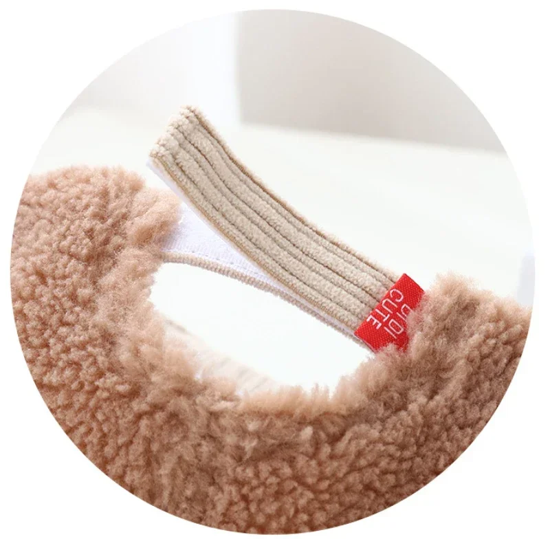 Autumn Winter Baby Hat Cotton Baby Boys Girls Cap Korean Style Cartoon Bear Baseball Cap Keep Warm Beanie Cap for Kids Children image 5